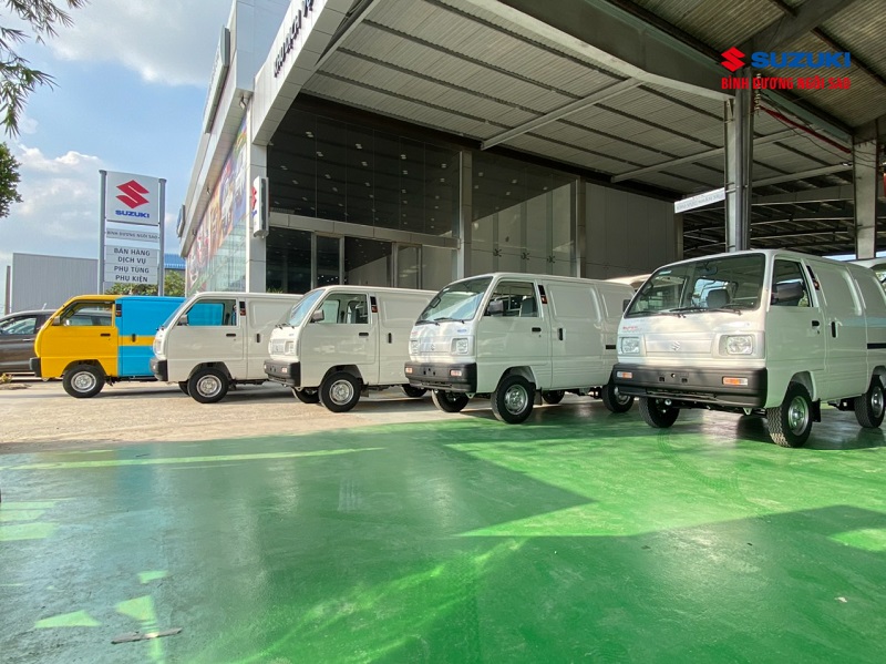 Suzuki Blind Van Mẫu tải van giải quyết nhanh gọn mọi nhu cầu chở hàng nội