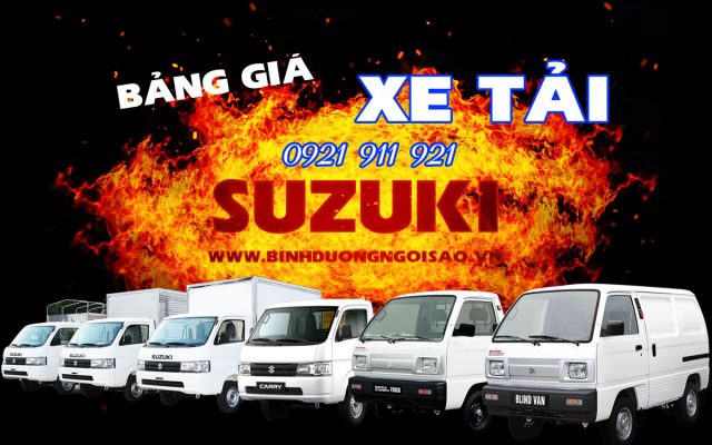 Bảng Giá Xe Tải Suzuki 2021