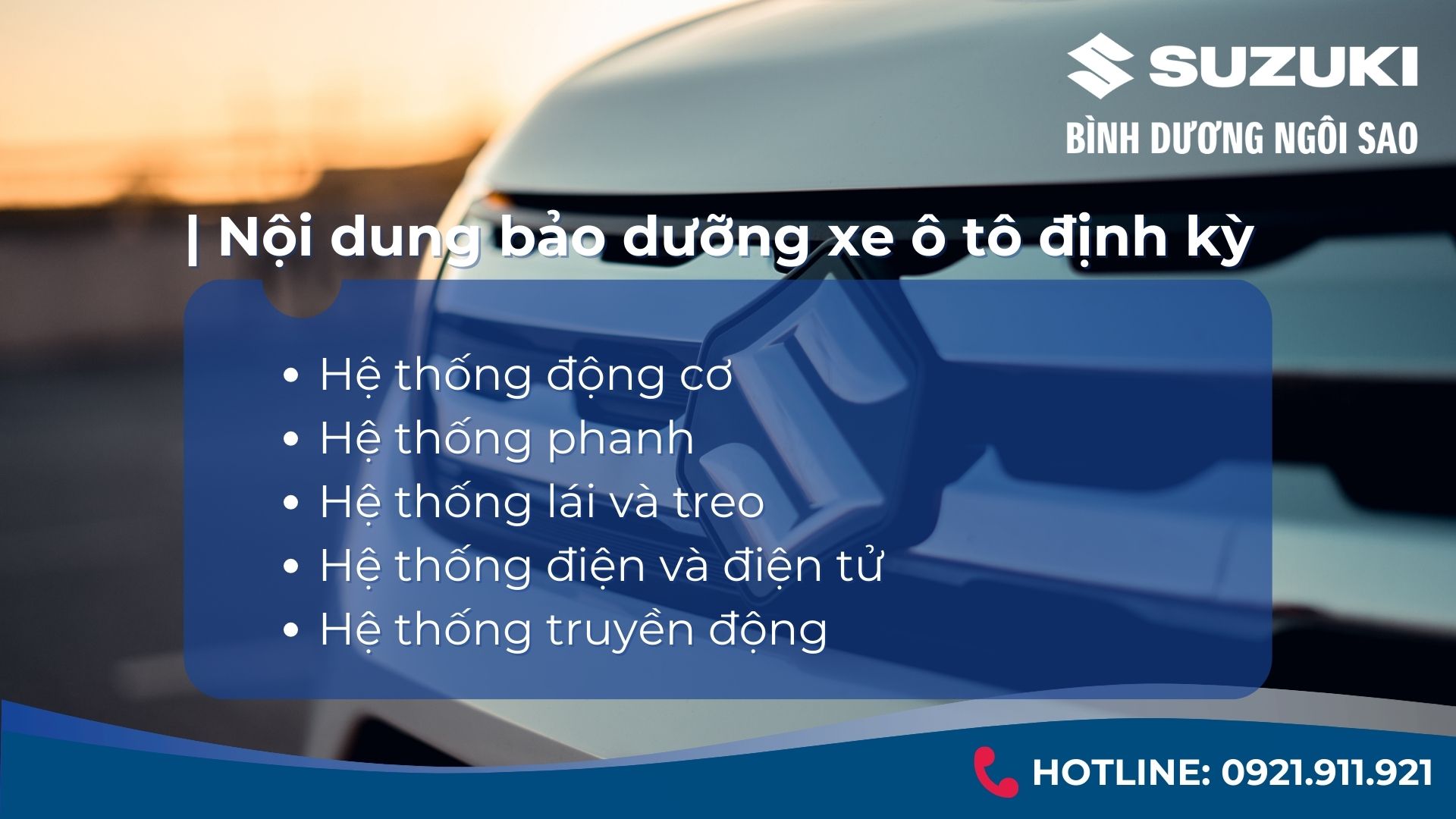 Nội Dung Bảo Dưỡng Xe Ô Tô Định Kỳ