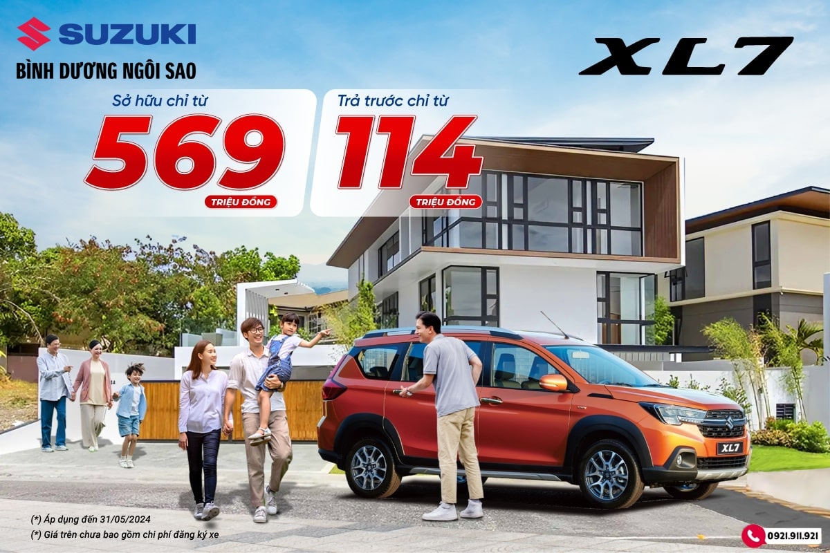 Khuyến Mãi Tháng 5 Tại Suzuki Bình Dương Ngôi Sao Dành Cho Xe Du Lịch