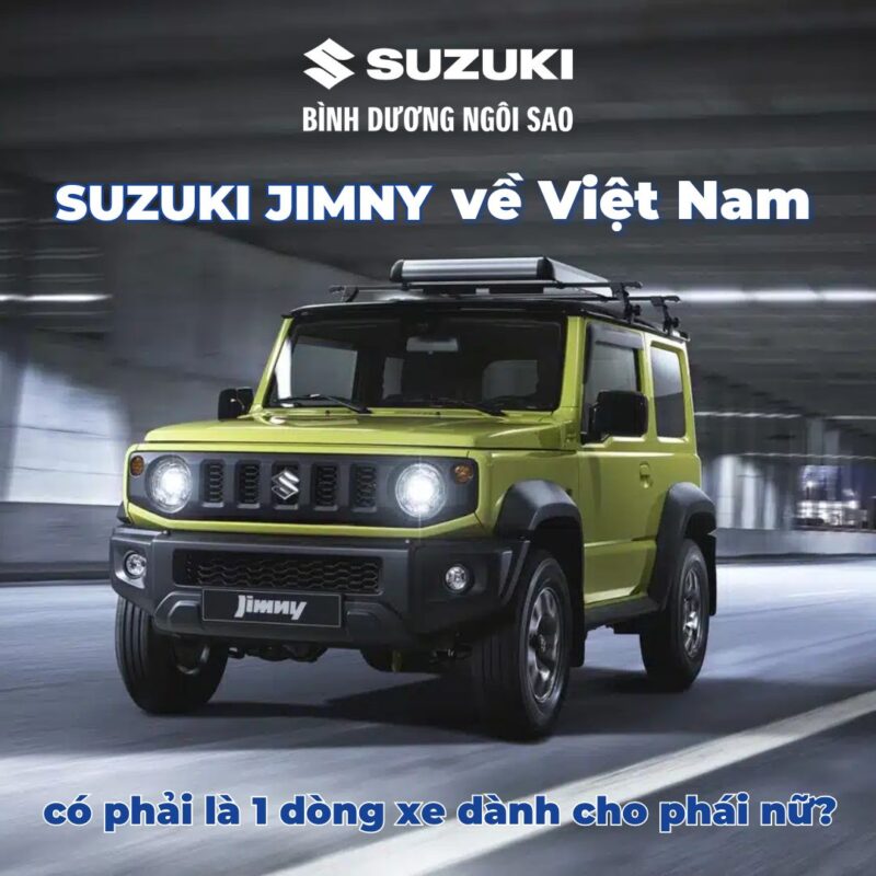 Suzuki Jimny Về Việt Nam, Có Phải Là 1 Dòng Xe Dành Cho Phái Nữ?