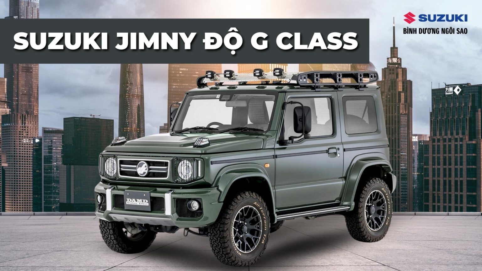 Suzuki Jimny độ G Class: Khám phá xu hướng độ xe độc đáo