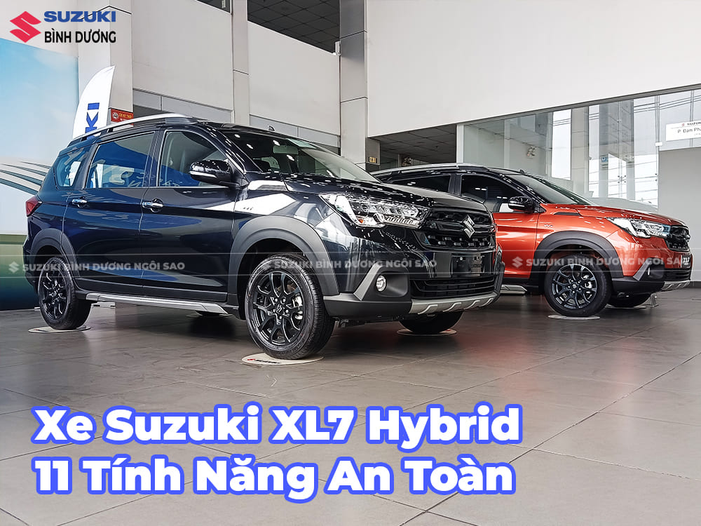 Suzuki XL7 Hybrid trang bị 11 tính năng an toàn tiên tiến như ABS, EBD, ESP và túi khí bảo vệ hành khách
