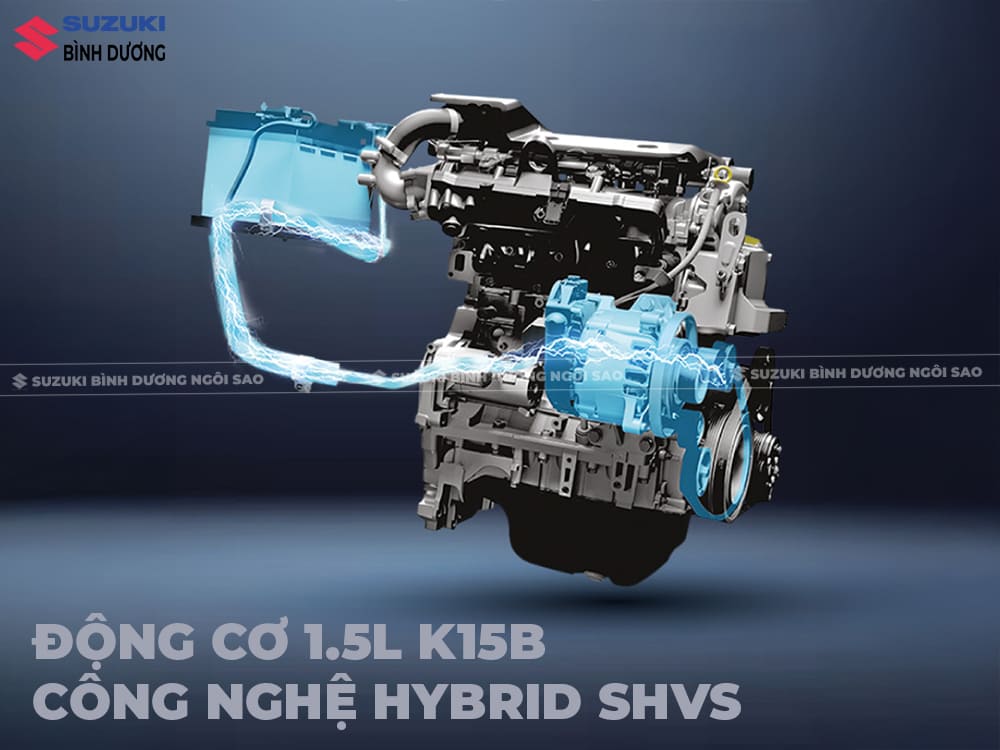 động cơ suzuki xl7 hybrid 1.5L K15B SHVS