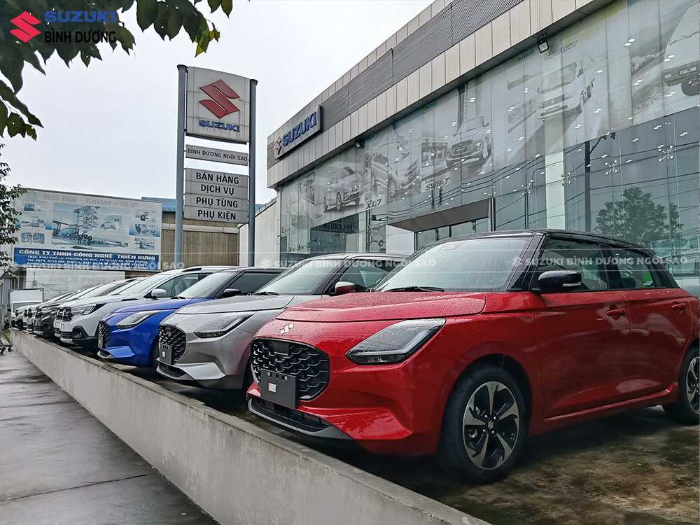 Suzuki Bình Dương có đủ màu xe du lịch suzuki chính hãng fronx swift jimny xl7