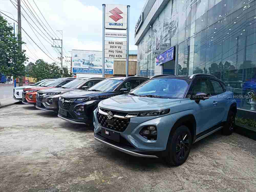 mau xe suzuki fronx 2025 hybrid 5 cho màu xe Suzuki Fronx 2025 Hybrid 5 chỗ