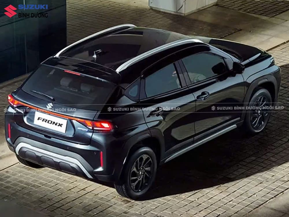 thiết kế mui xe suzuki fronx 2025 tối ưu khí động học, giảm lực cản gió