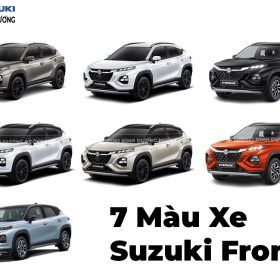7 màu xe Fronx Suzuki 2025 5 Chỗ