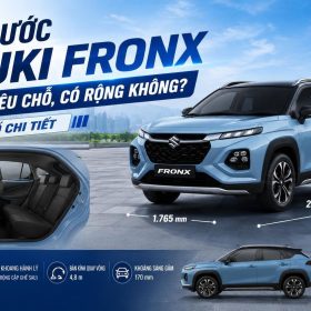 Kích Thước Suzuki Fronx: Bao Nhiêu Chỗ, Có Rộng Không? Thông Số Chi Tiết 2026