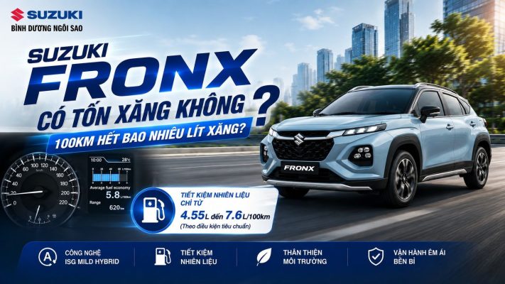 Suzuki Fronx Có Tốn Xăng Không? 100km Hết Bao Nhiêu Lít Xăng?