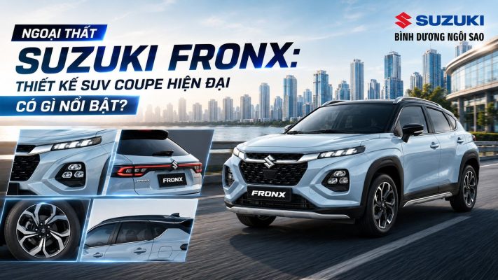 Ngoại Thất Suzuki Fronx 2026: Thiết Kế SUV Coupe Hiện Đại Có Gì Nổi Bật?